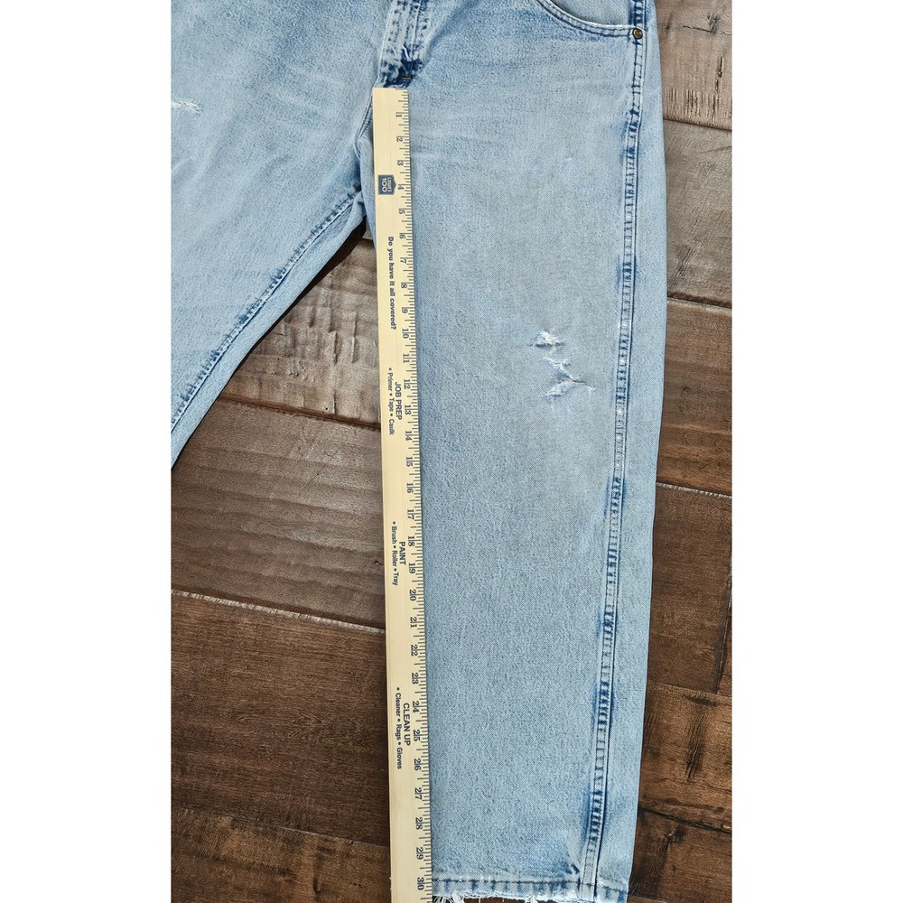 VTG Y2K DISTRESSED Wrangler 47MWZ Premium Performance Cowboy Cut Light 36x30 - Picture 5 of 8